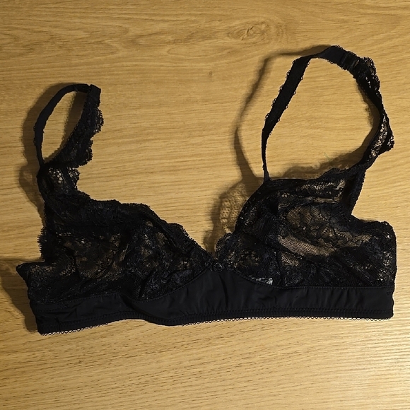 Wacoal Black Lace Bralette 34 - Picture 1 of 3